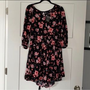 Torrid Floral Laceup Romper